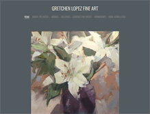 Tablet Screenshot of gretchenlopezart.com